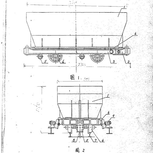 [國家專利產(chǎn)品]MDSC2.2T-6一種制動(dòng)雙門底卸礦車